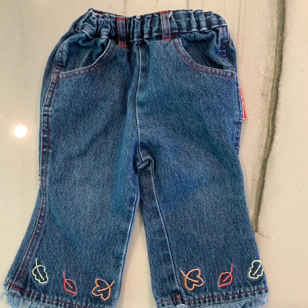 Baby Jeans Baby Snoopy 6-9mos. EUC